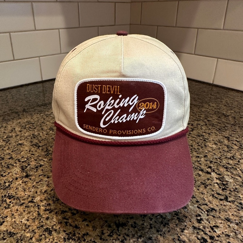 Sendero Provisions Co Dust Devil Roping Champ Rope Hat Western Rodeo Cap